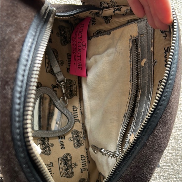 Juicy Couture Black Satchel with Regal Crest Design - Picture 8 of 9